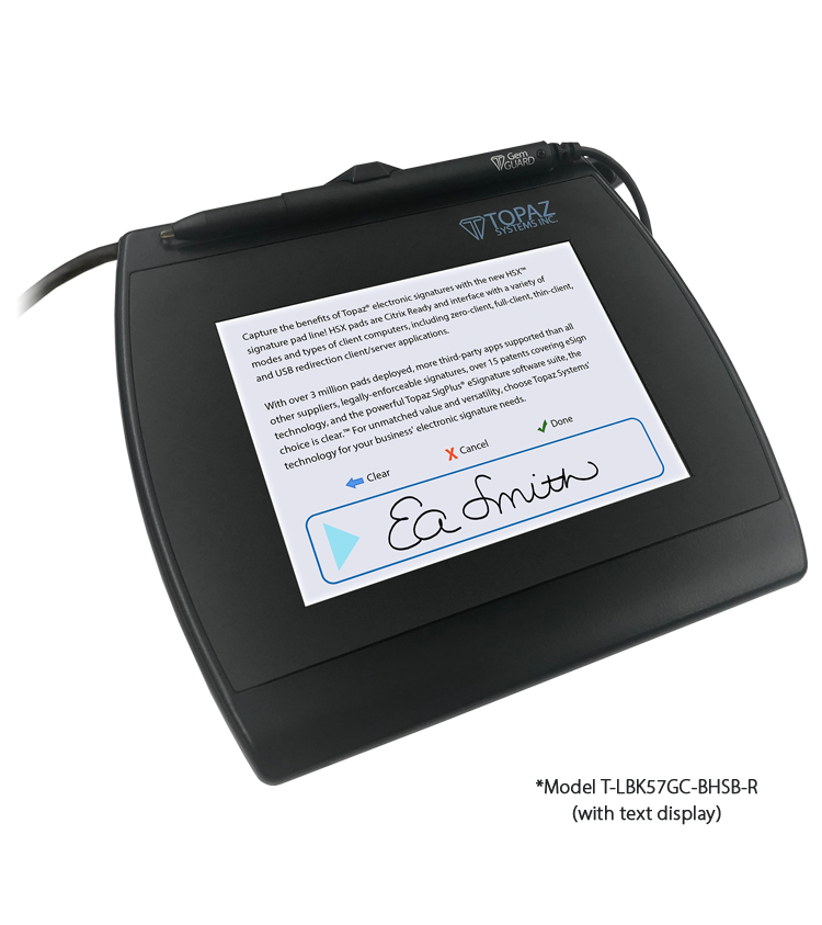 Topaz T-LBK57GC signature pad